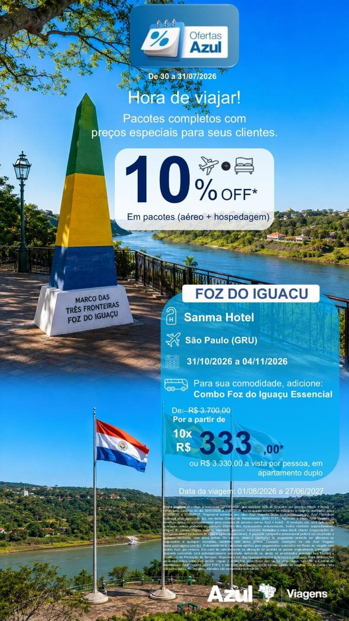 Pacote Azul Viagens